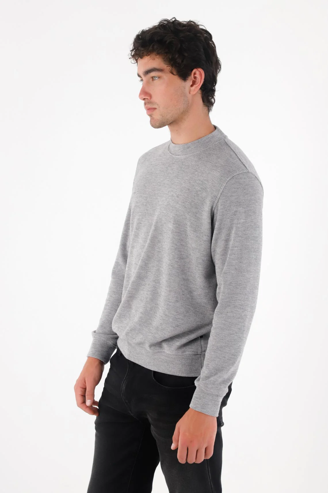 Gray Sweatshirt for Men - Image 3