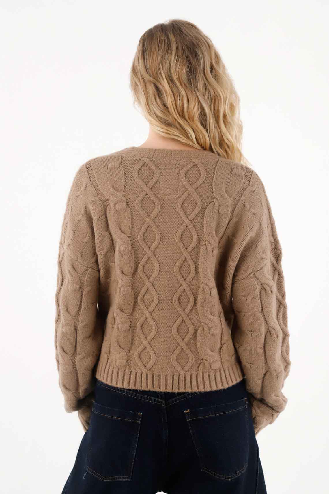 Sweatshirt with Buttons for Women - Image 4