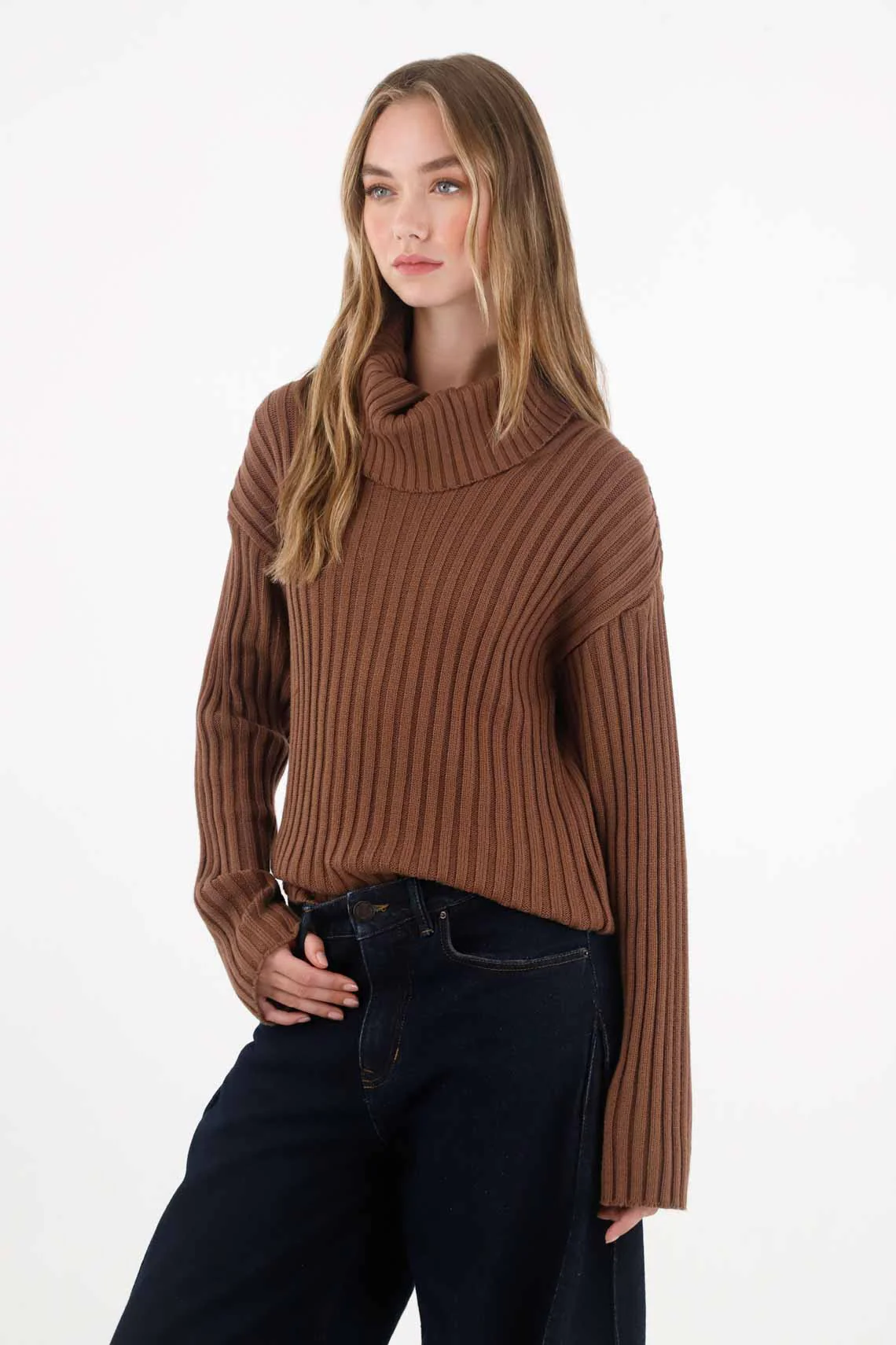 Turtleneck Sweatshirt in Brown for Women - Image 2