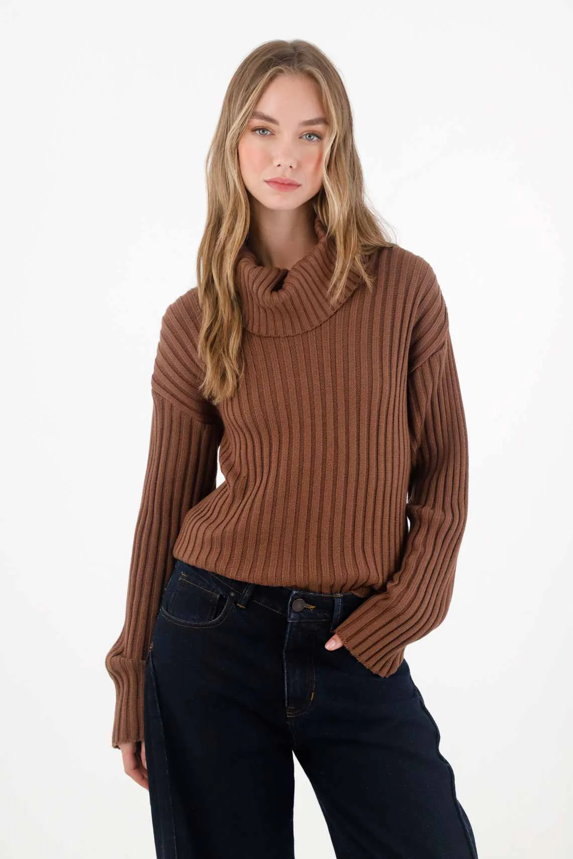 Turtleneck Sweatshirt in Brown for Women - Image 4