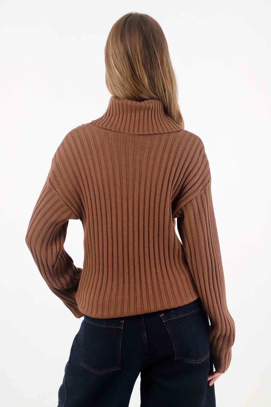 Turtleneck Sweatshirt in Brown for Women - Image 5