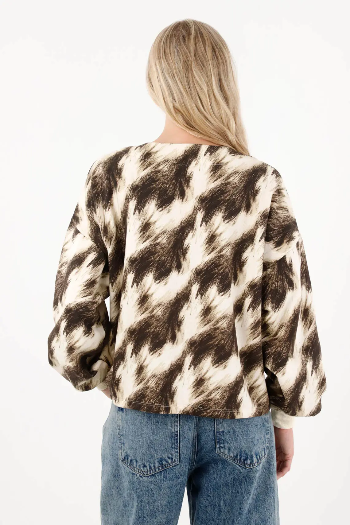 Oversized Printed Sweatshirt for Women - Image 5