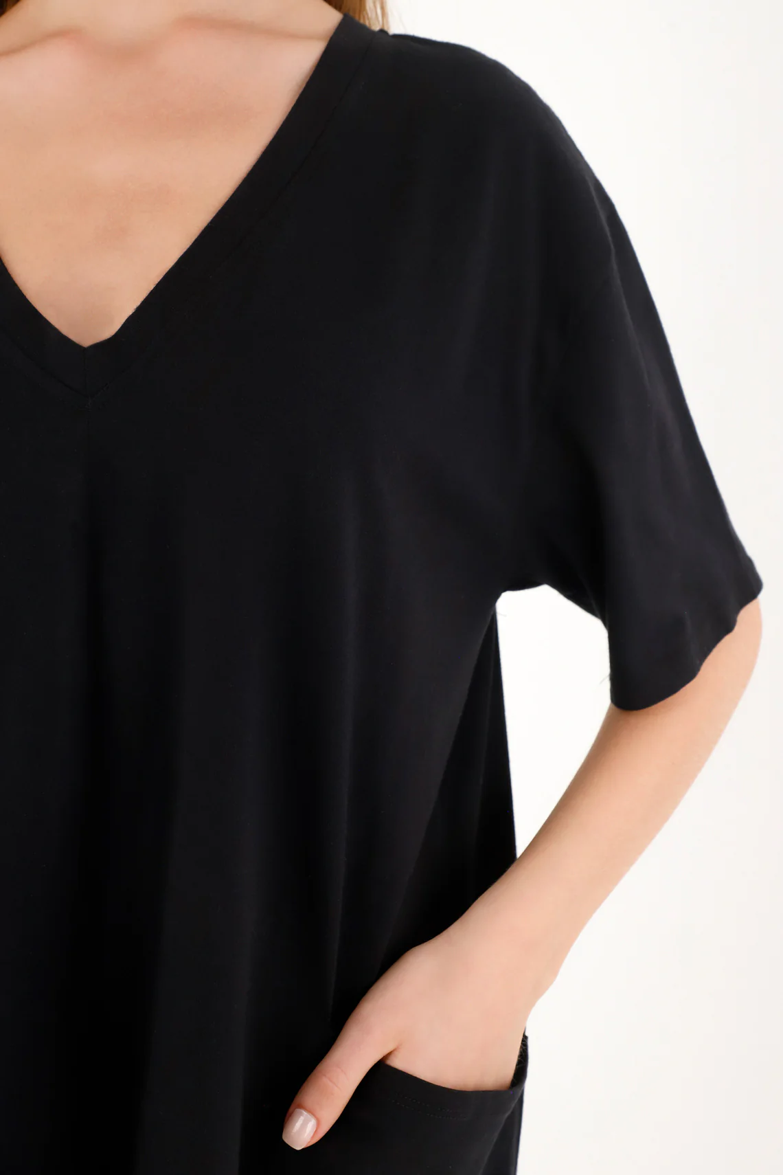 Women's Short Black Knitted Romper - Image 3