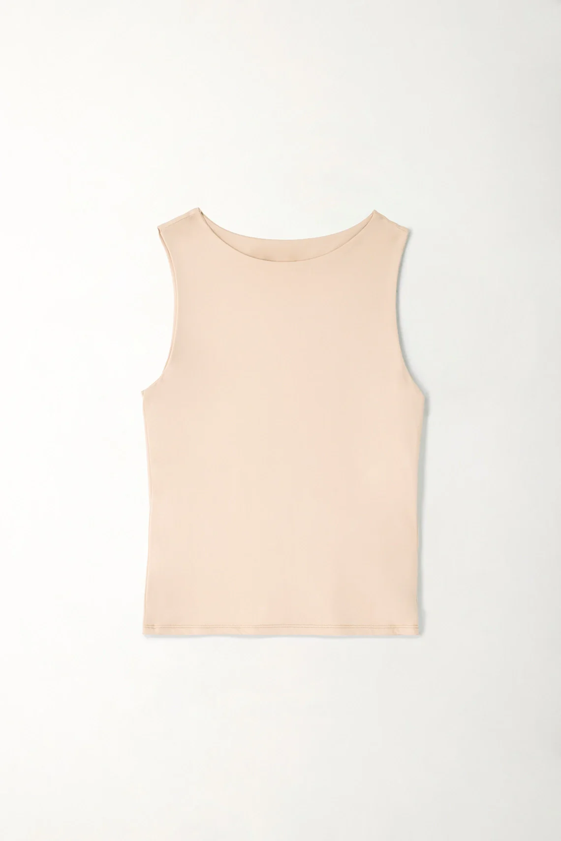 Fitted Sleeveless Pink T-Shirt for Women