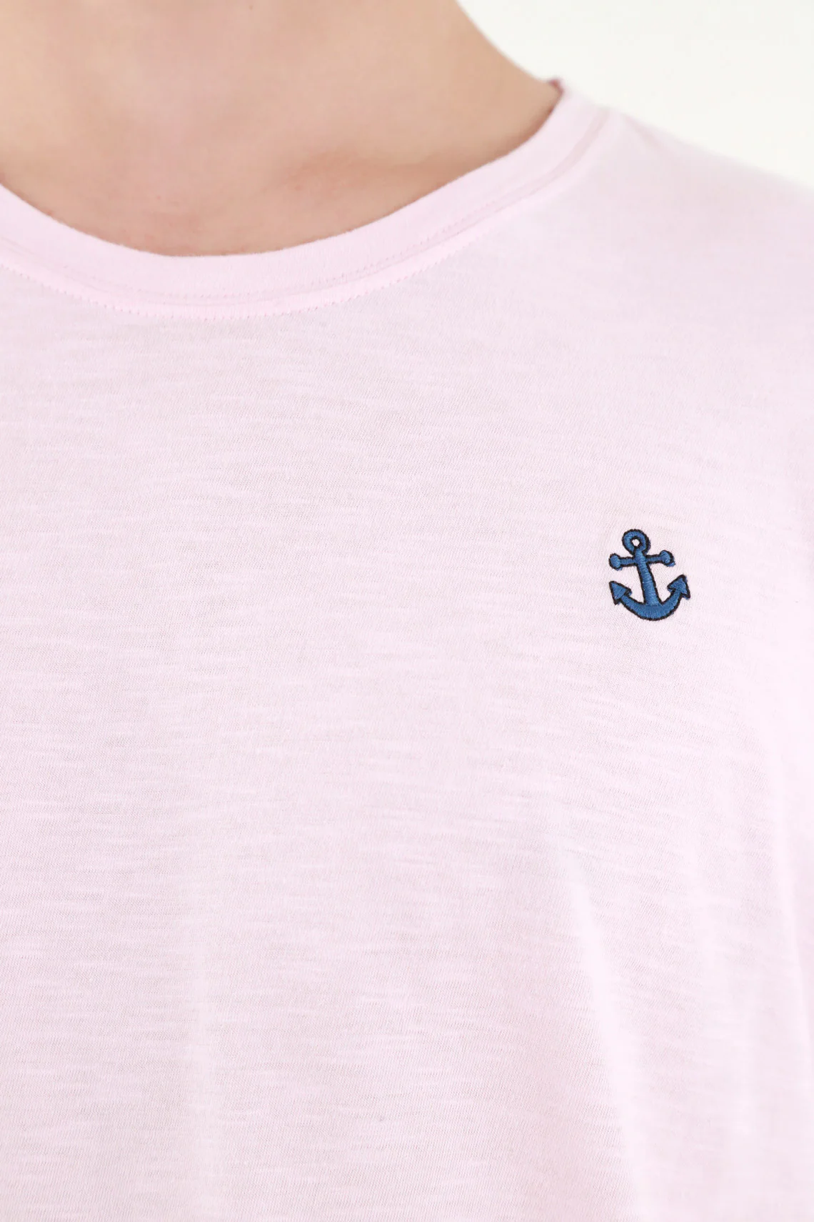 Men's Pink Tee with Mini Detail - Image 3