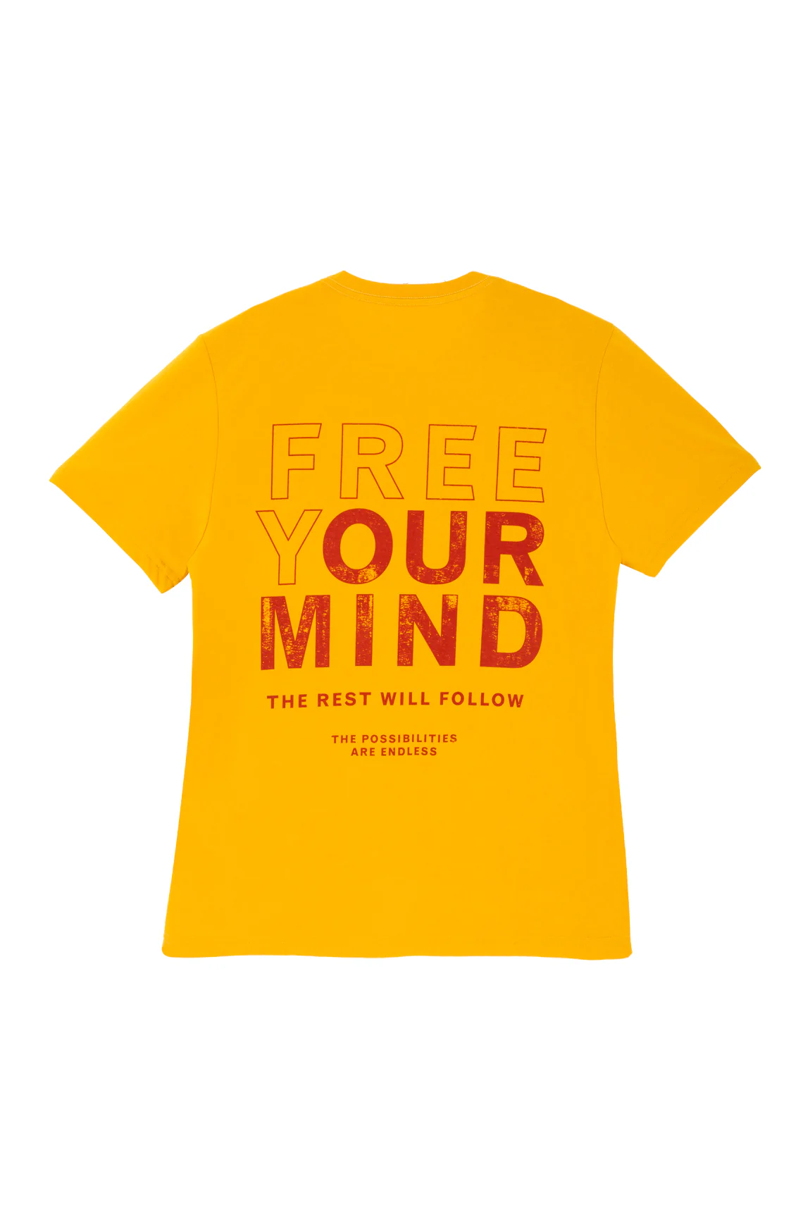 Men's Short Sleeve Yellow Tee - Image 2