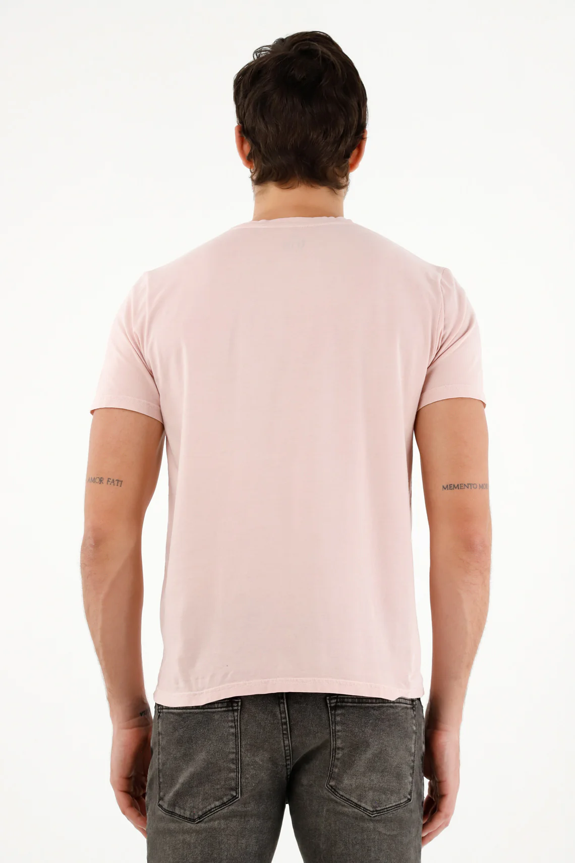 Men's Pink T-Shirt with Pocket - Image 4