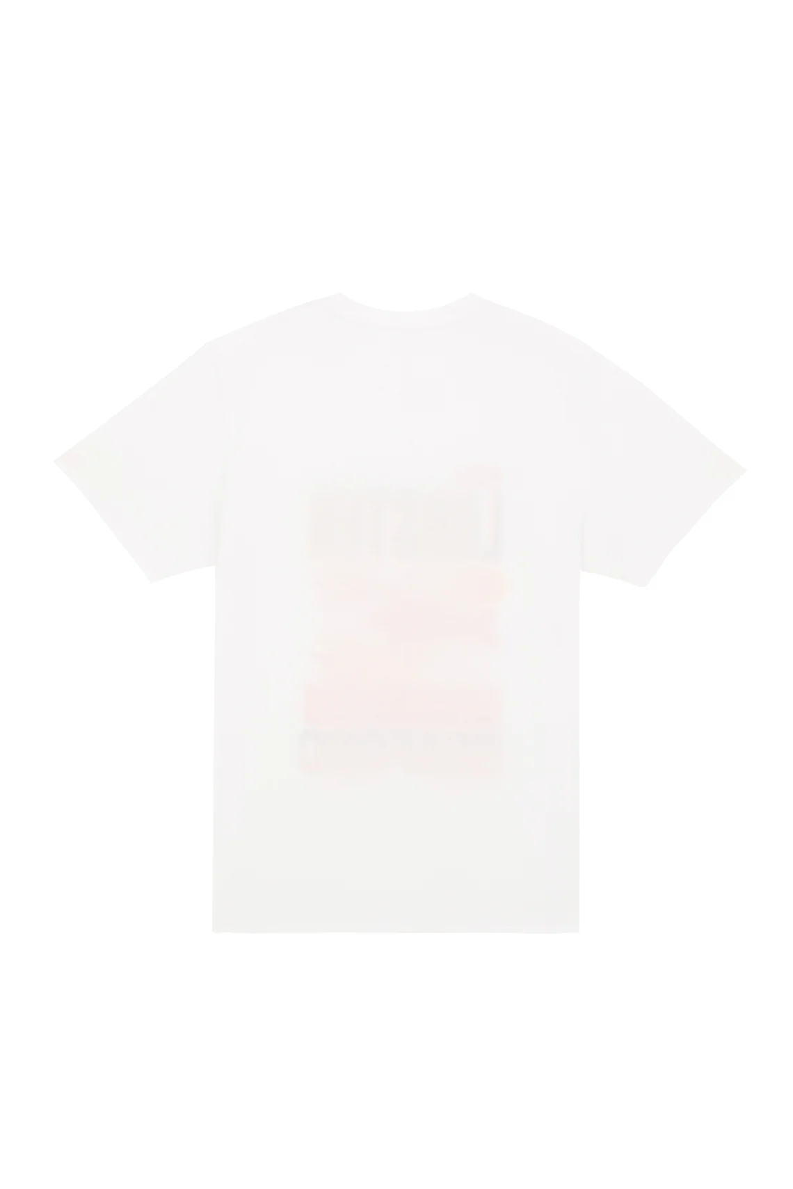 Men's White T-Shirt with Localized Print - Image 2