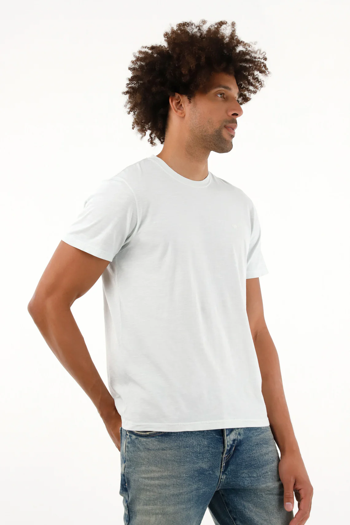 Men's blue short-sleeve t-shirt - Image 2