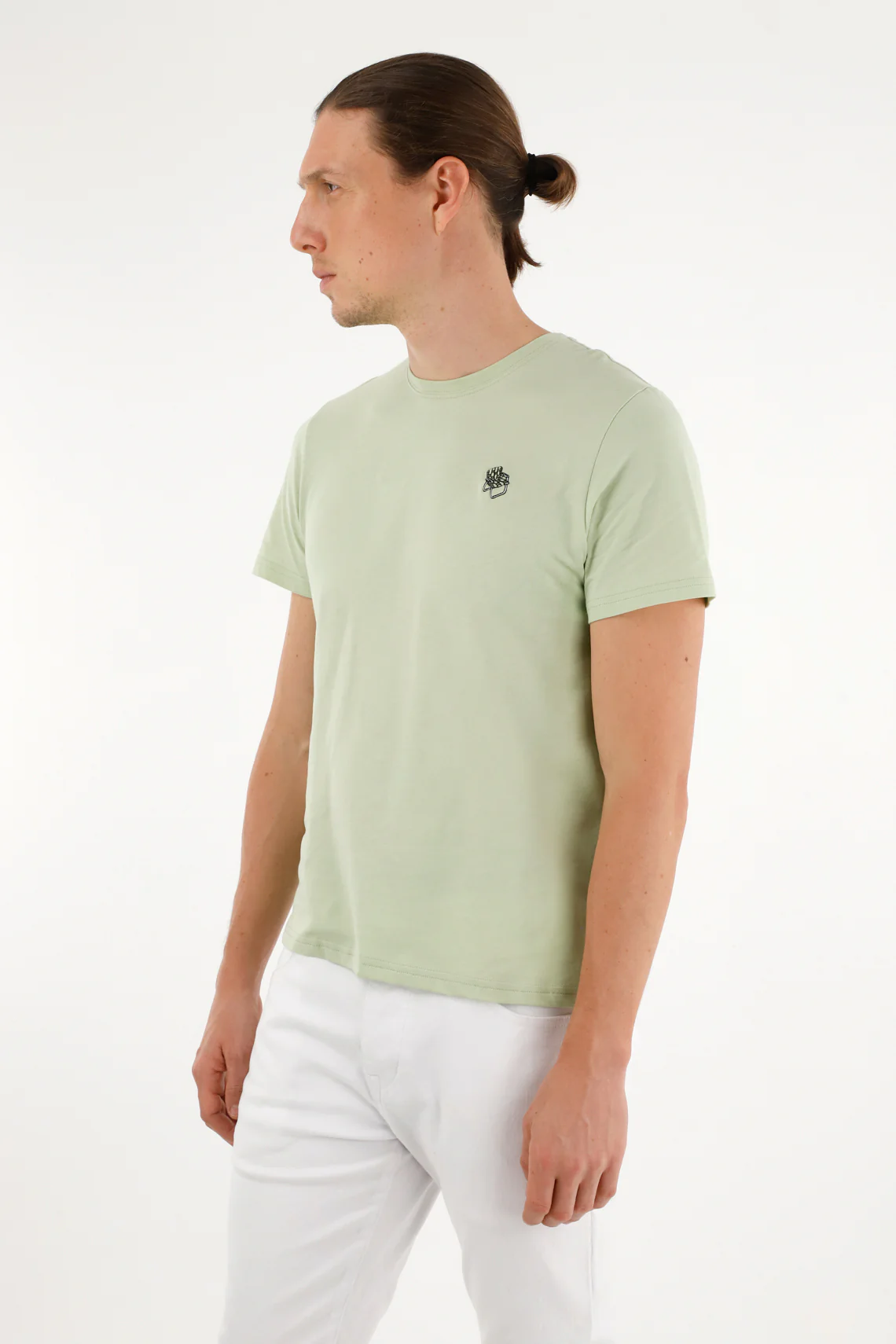 Men's Green Graphic Back T-Shirt - Image 4