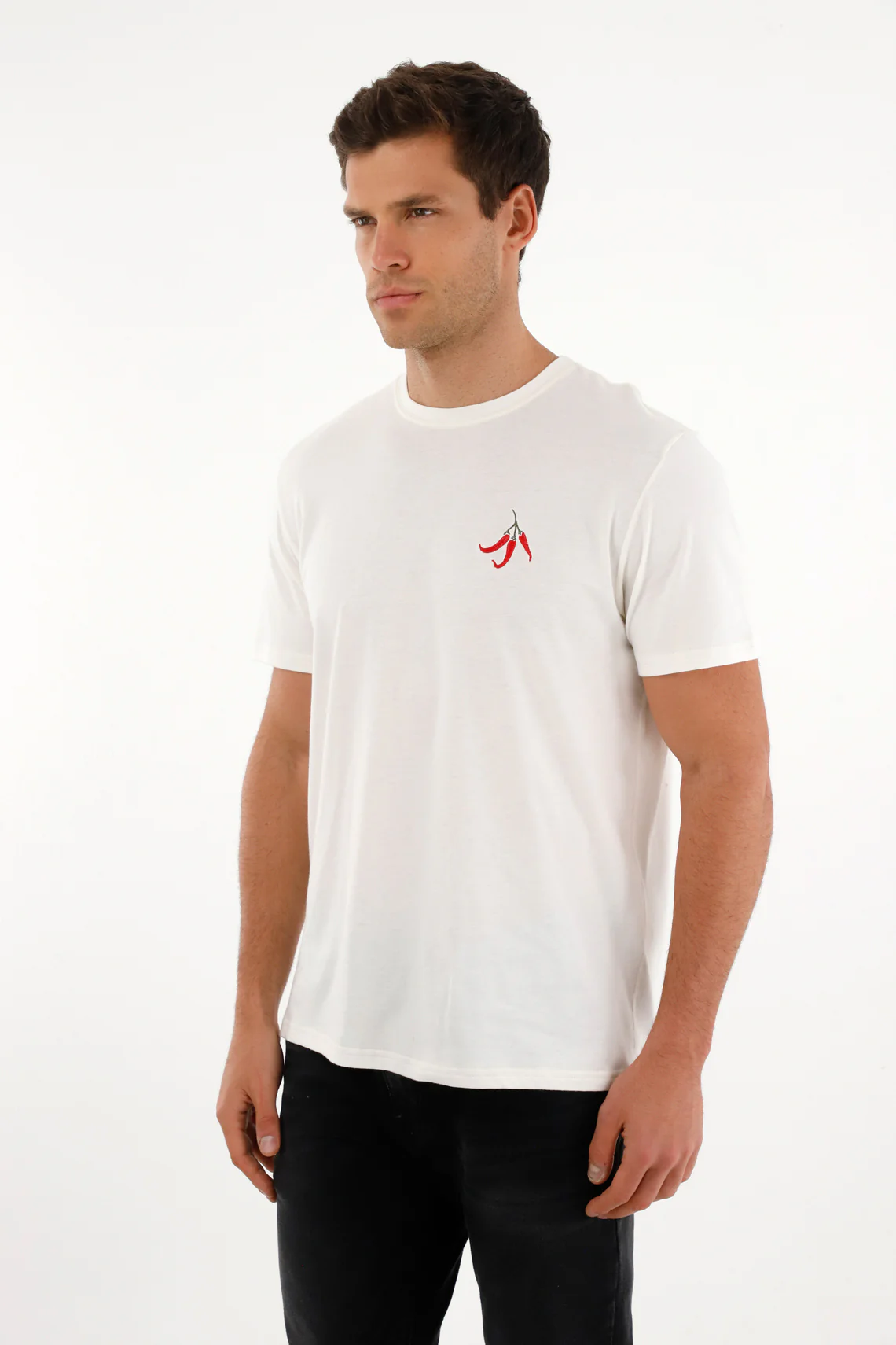 Men's Off-White Back Print T-Shirt - Image 2