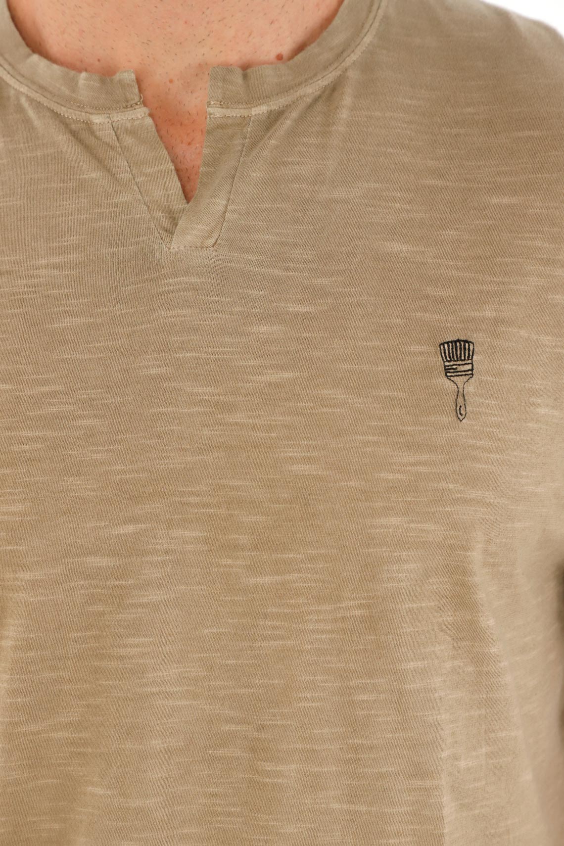 Men's Short Sleeve Grey T-Shirt - Image 3