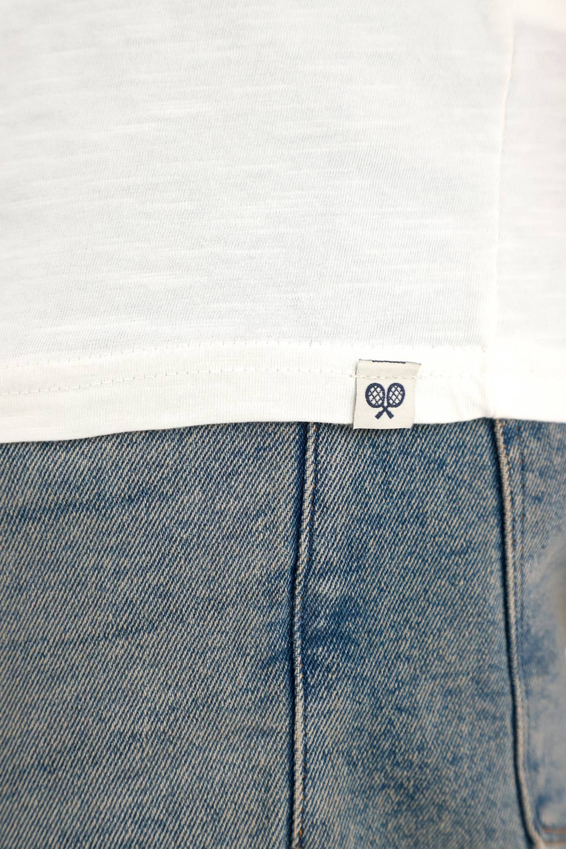 Men's Cream Jersey T-Shirt - Image 3