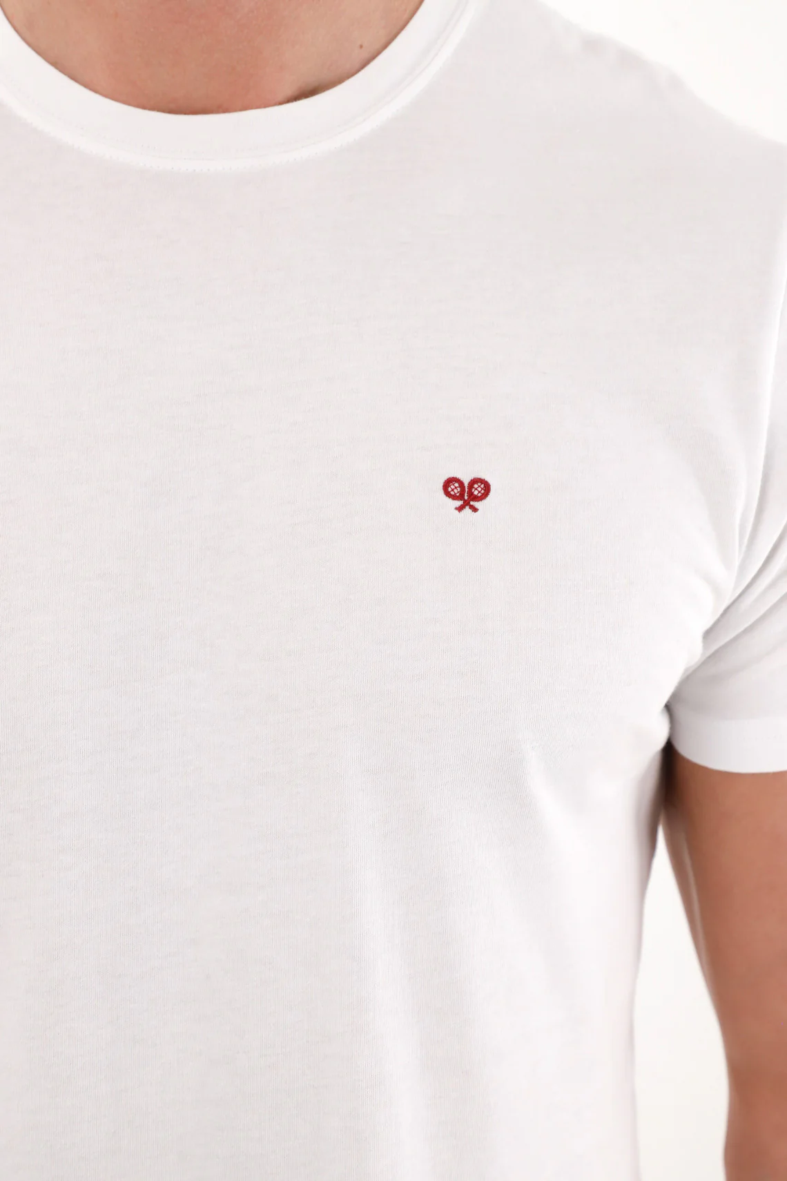 Men's White Back Print T-Shirt - Image 3