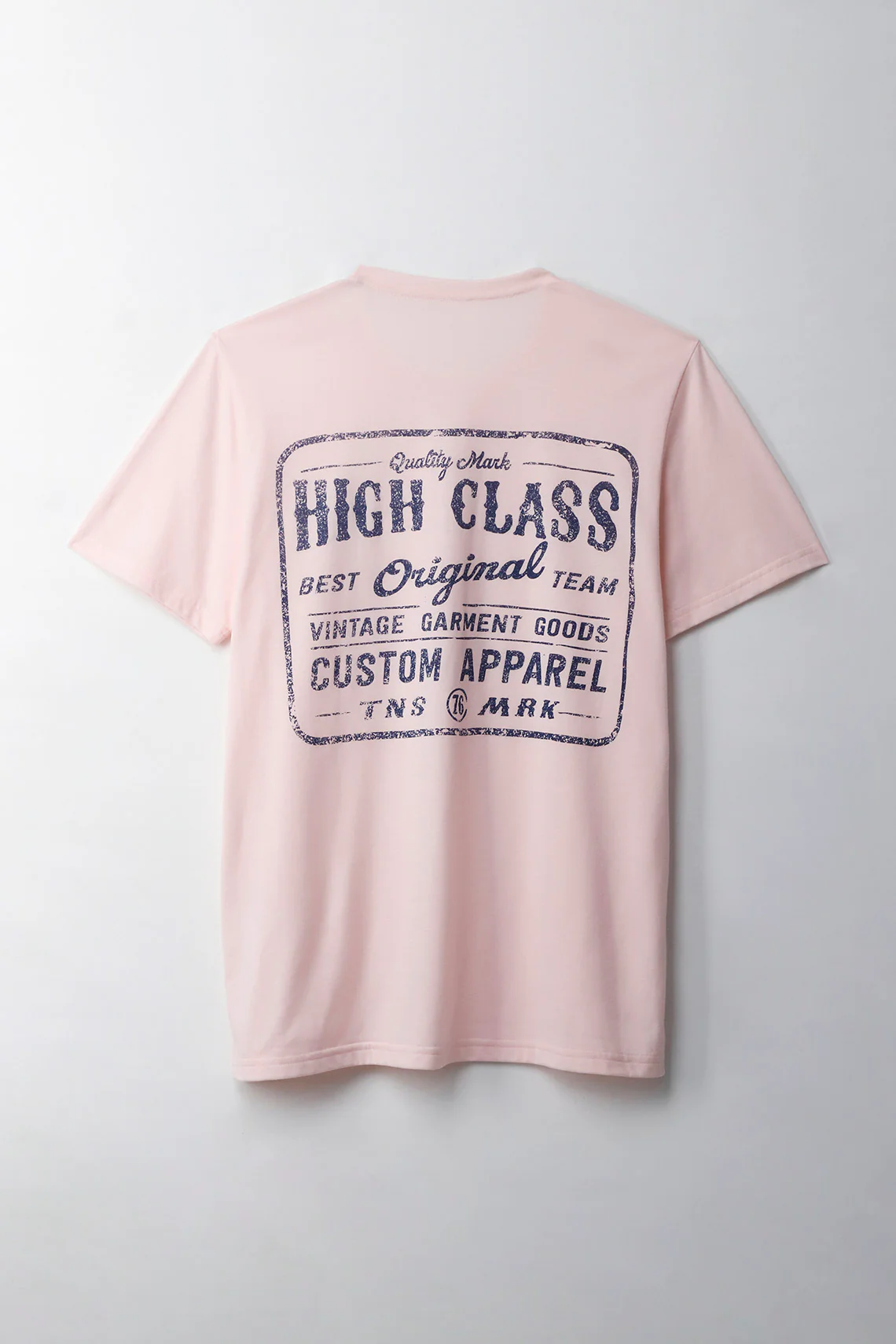 Men's Pink Short Sleeve Printed T-Shirt - Image 2