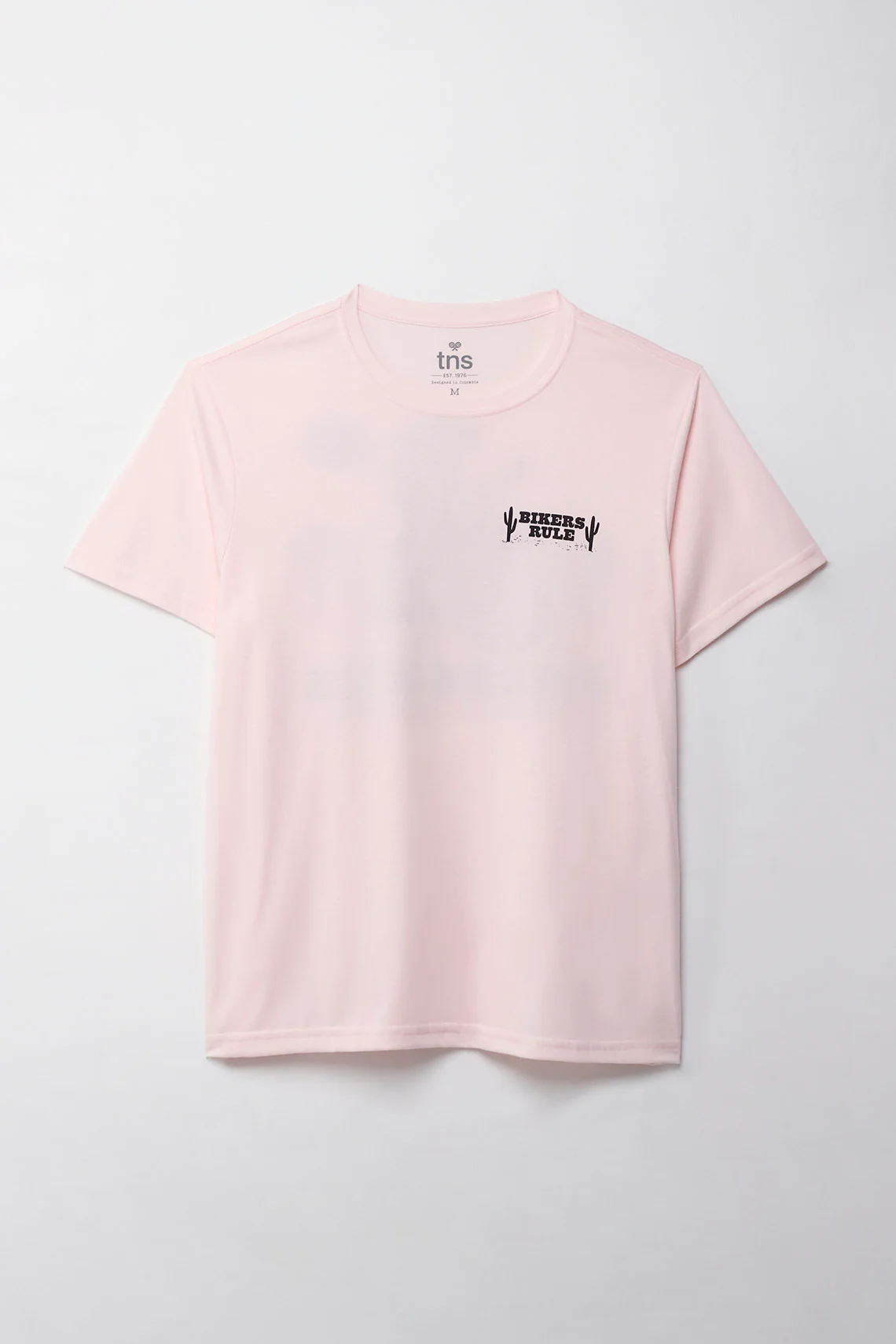 Men's Pink Short Sleeve Graphic T-Shirt