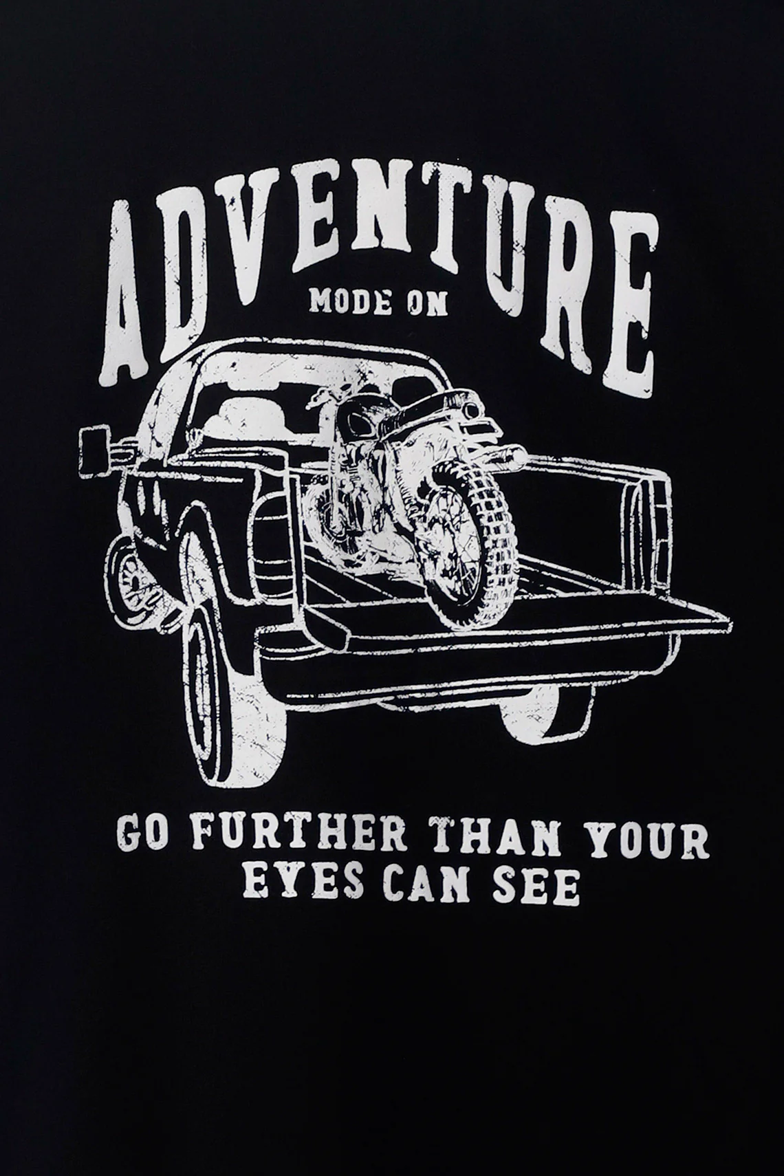 Black Short Sleeve Graphic T-Shirt for Men - Image 2