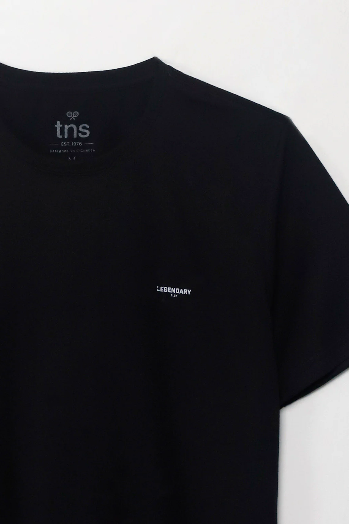 Black Printed Short Sleeve T-Shirt for Men - Image 3