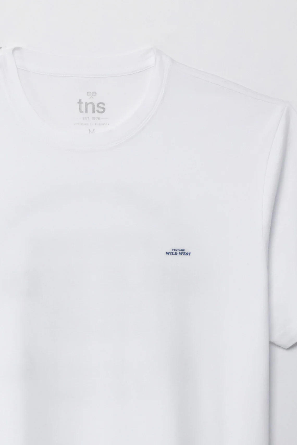 Men's Short Sleeve White Printed T-Shirt - Image 3