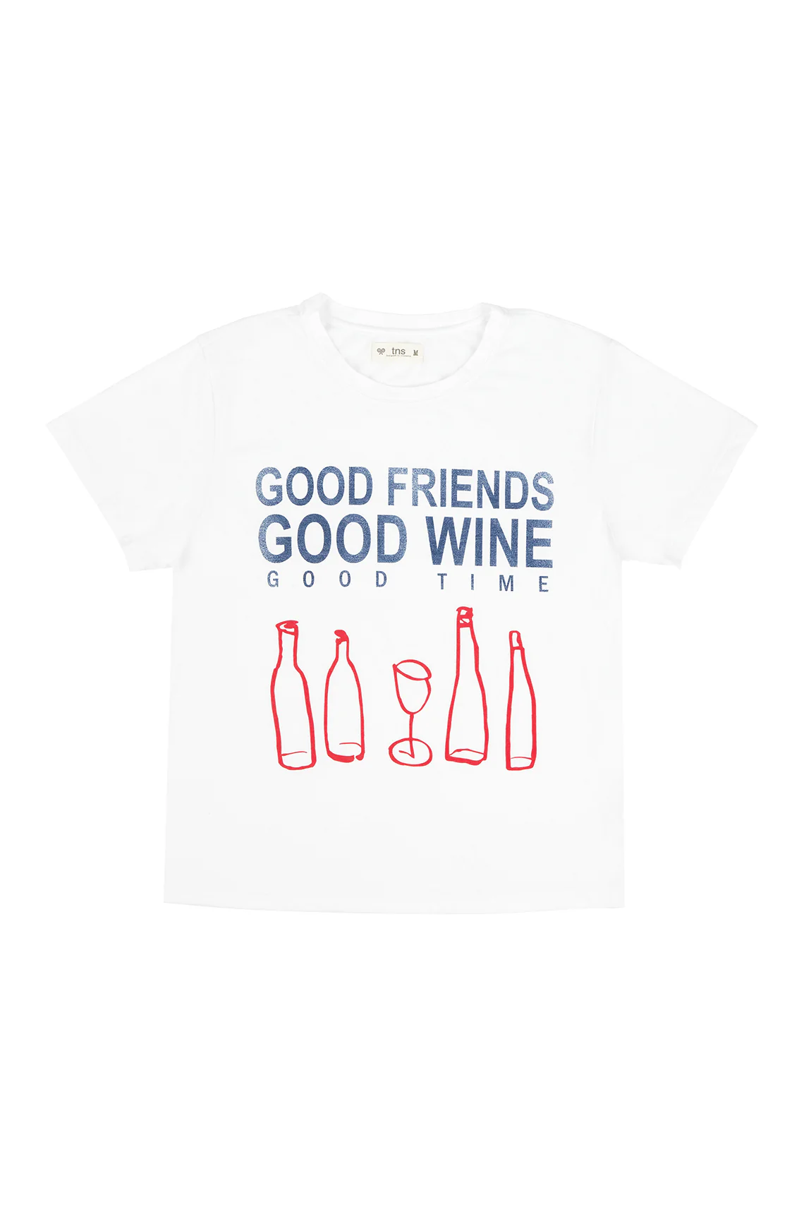Women's Printed White T-Shirt