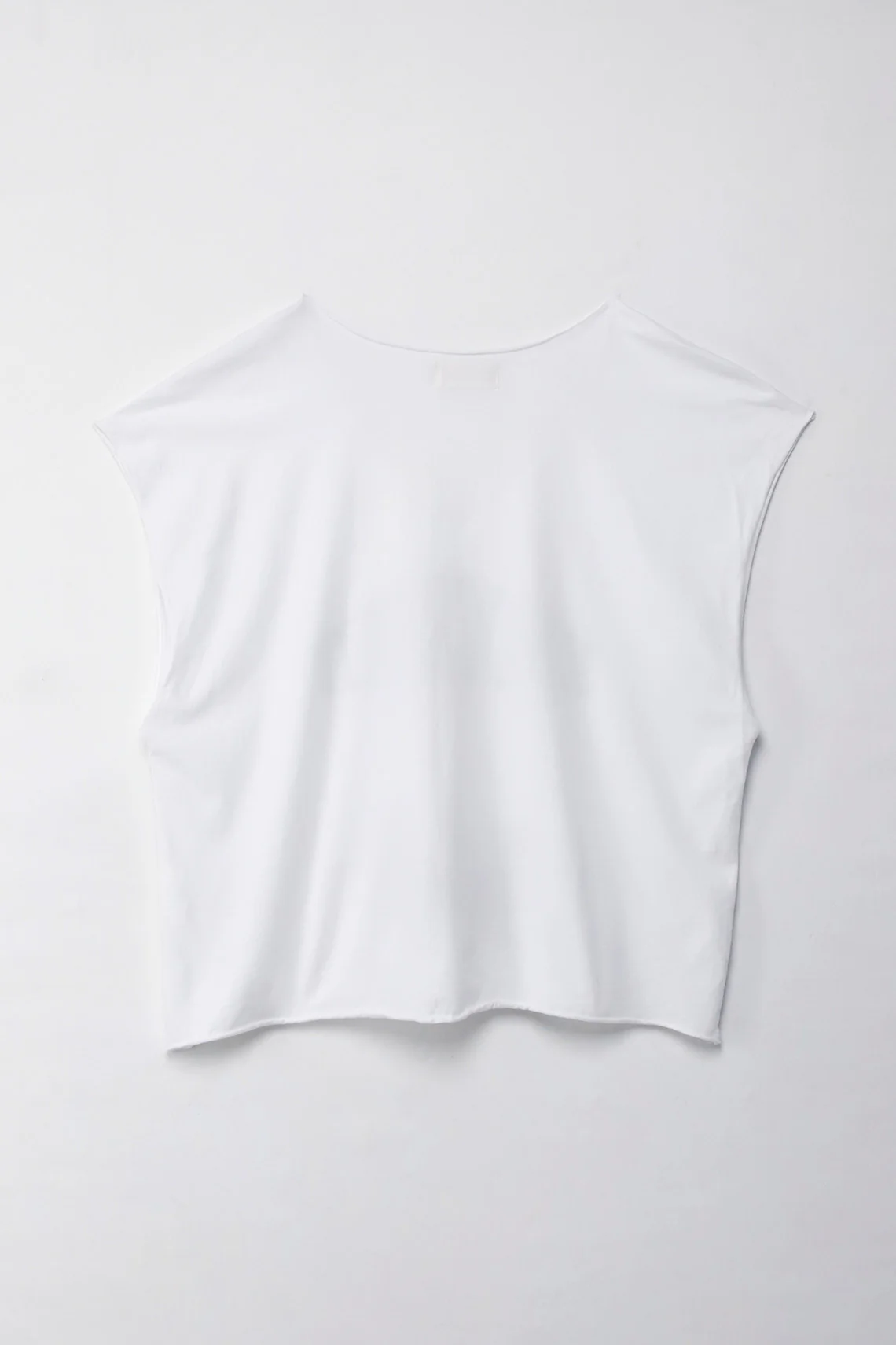 Women's Boxy Fit White Graphic Tee - Image 2