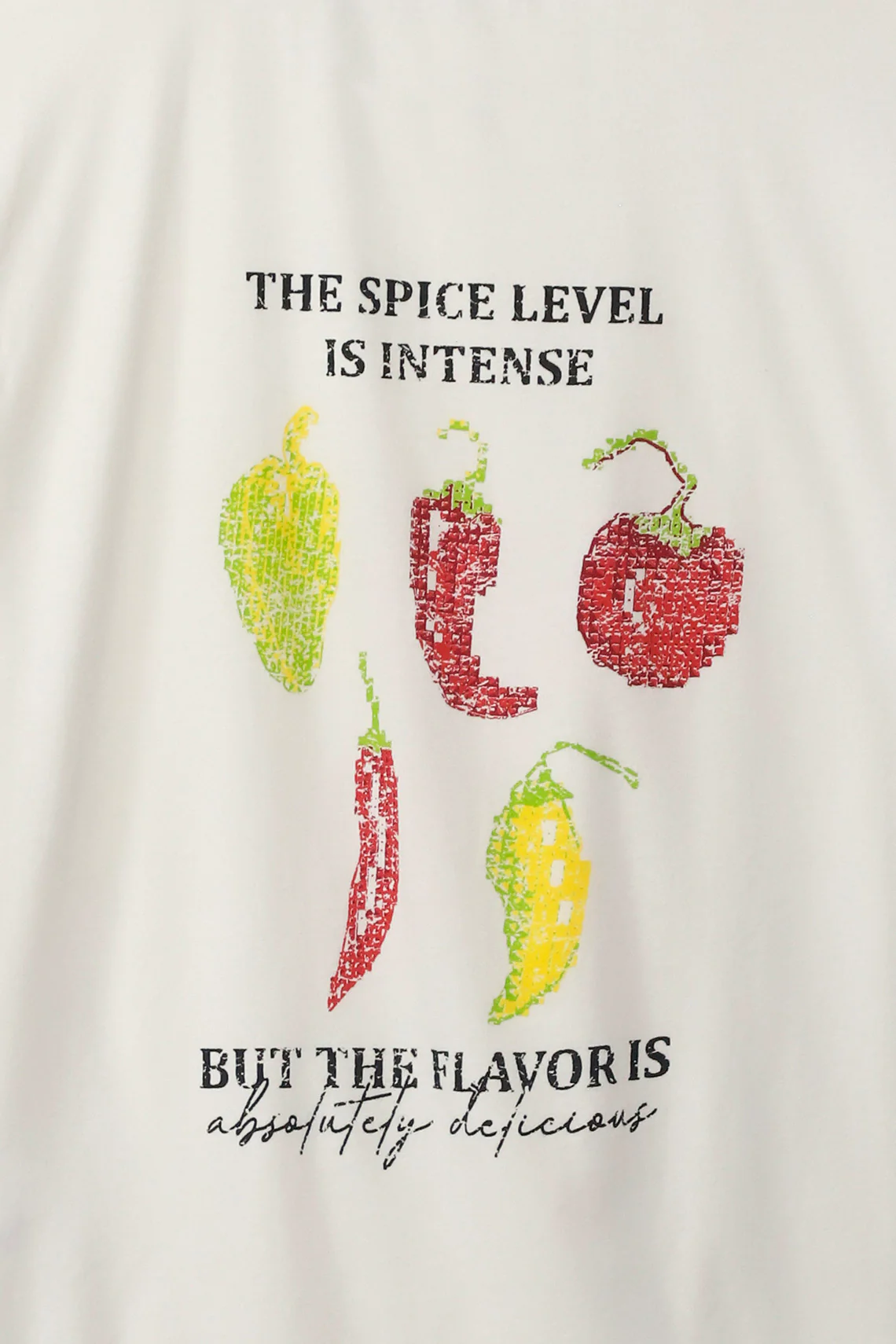 Women's Cream Front and Back Printed T-Shirt - Image 4