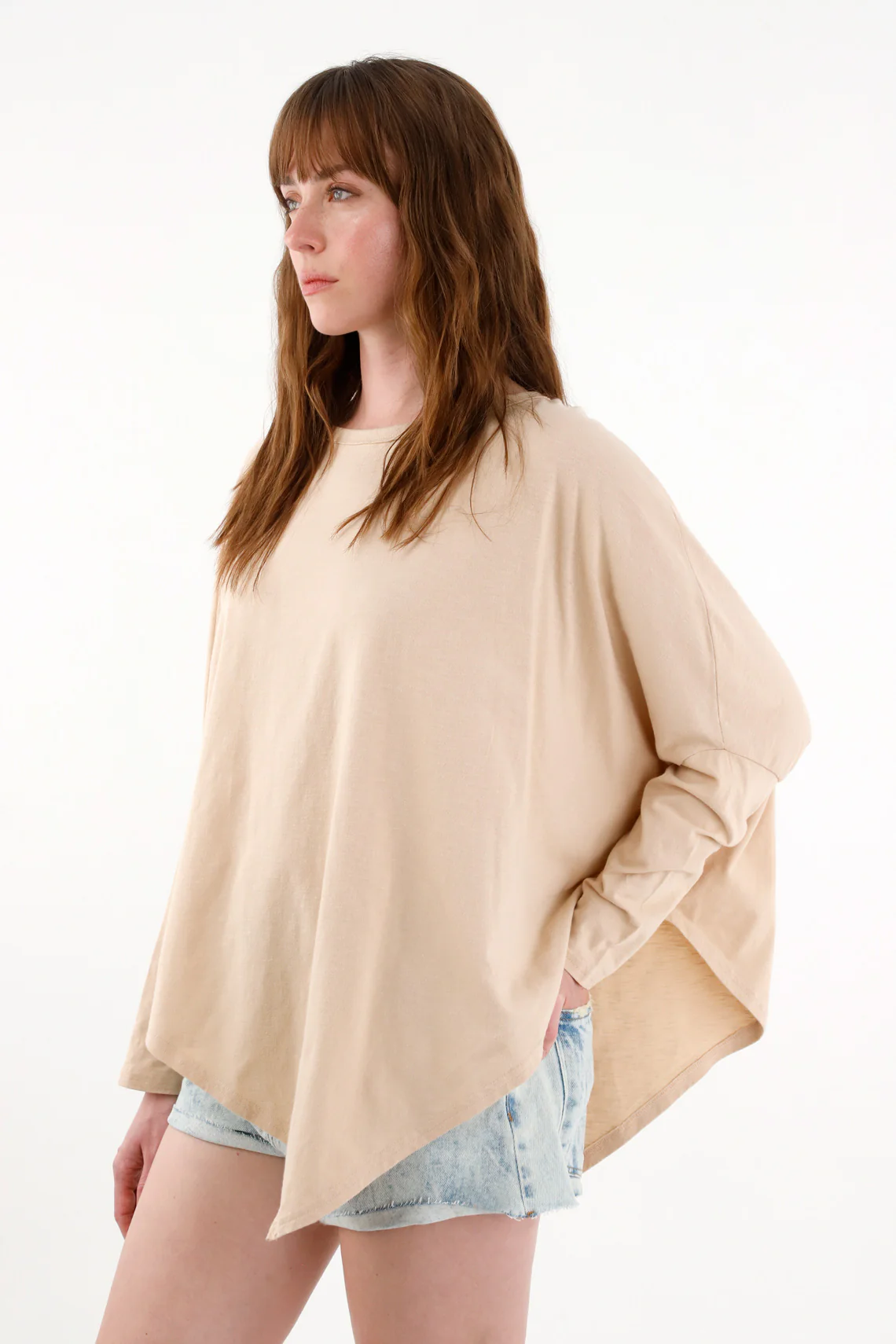 Women's Long Sleeve Brown T-Shirt - Image 2