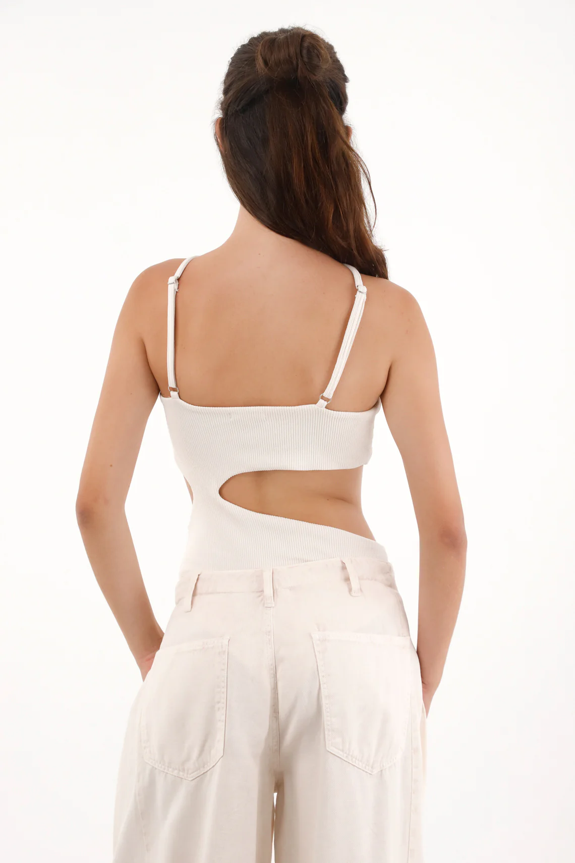 Asymmetrical Ribbed Body for Women - Image 4