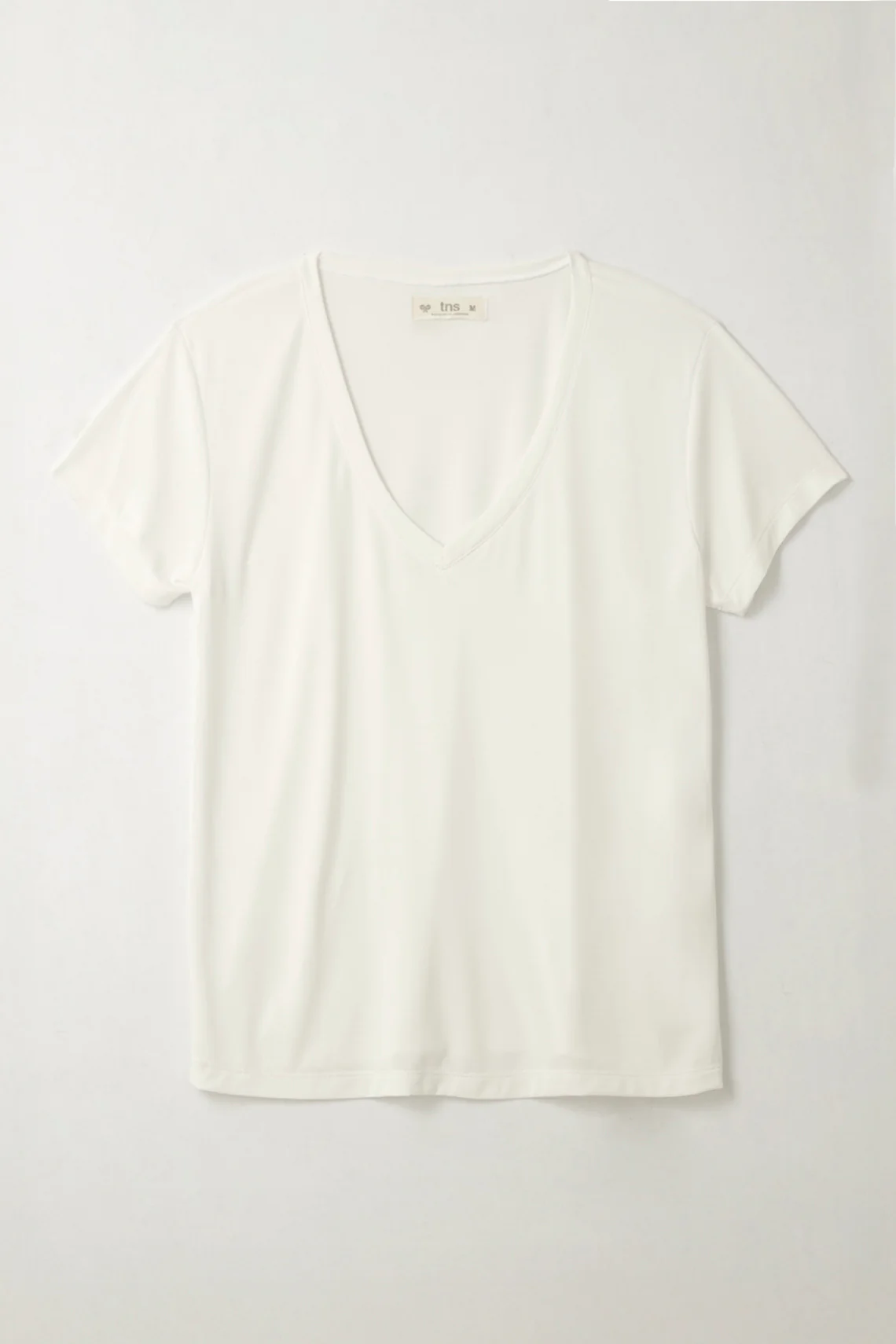 Women's Cream V-Neck T-Shirt