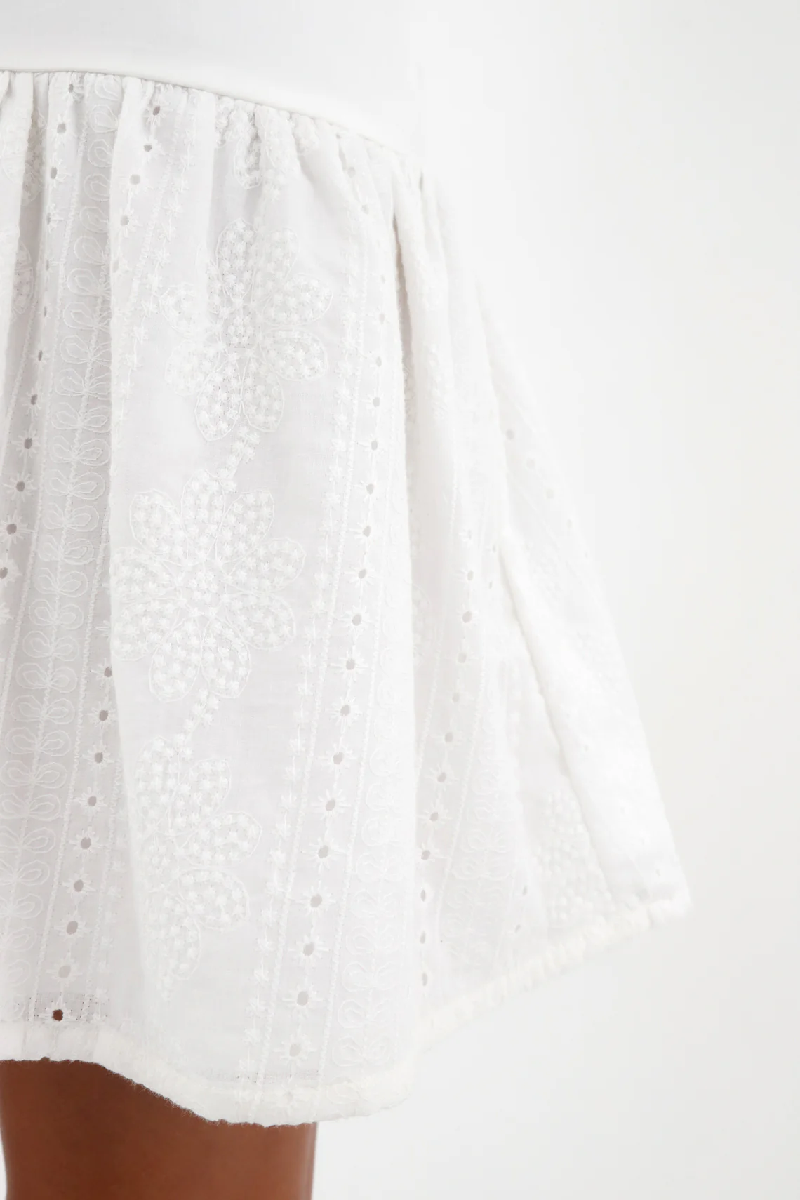 Women's White Mini Dress - Image 3