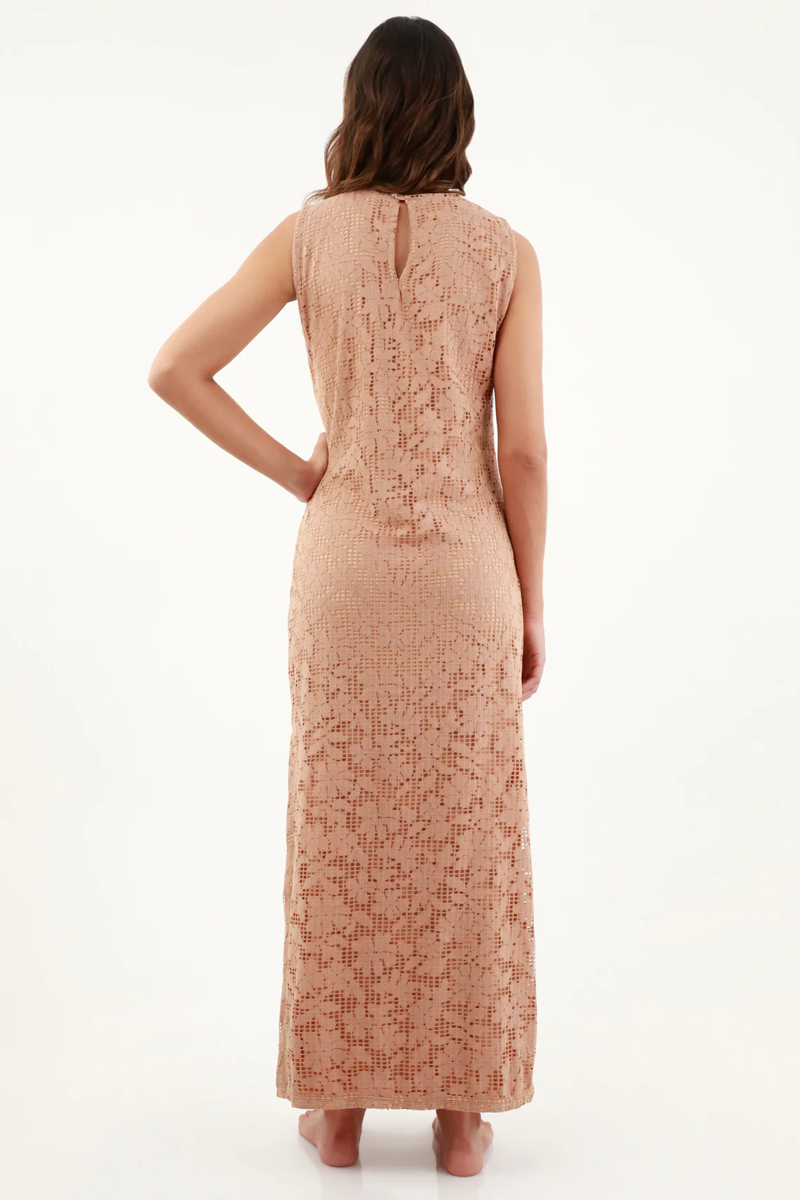 Women's Brown Straight Dress - Image 4