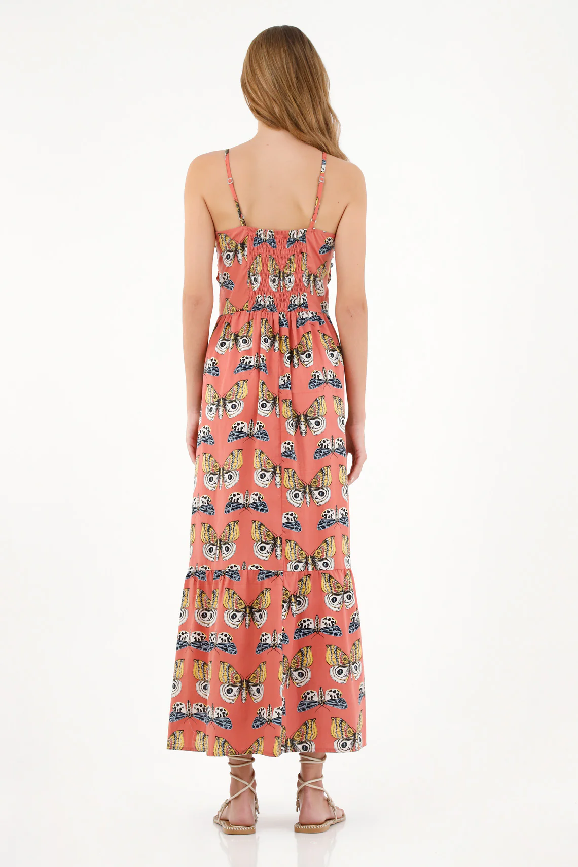 Women's Long Printed Dress - Image 4